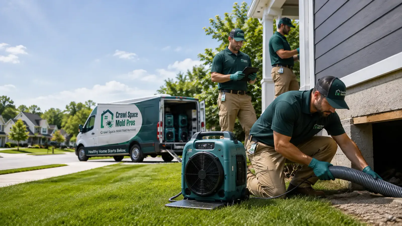 Crawl Space Mold Removal in Waverly, IL